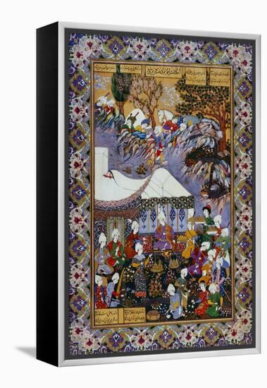 Shapur Approaches Khusrau Parviz-null-Framed Premier Image Canvas