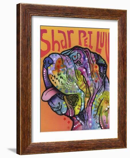 Shar Pei Love-Dean Russo-Framed Giclee Print