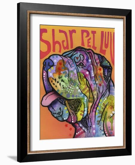 Shar Pei Love-Dean Russo-Framed Giclee Print