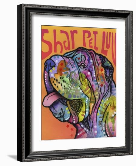 Shar Pei Love-Dean Russo-Framed Giclee Print