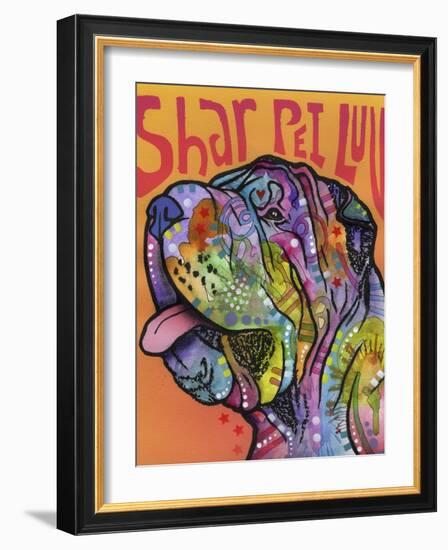 Shar Pei Love-Dean Russo-Framed Giclee Print