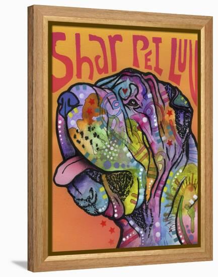 Shar Pei Love-Dean Russo-Framed Premier Image Canvas