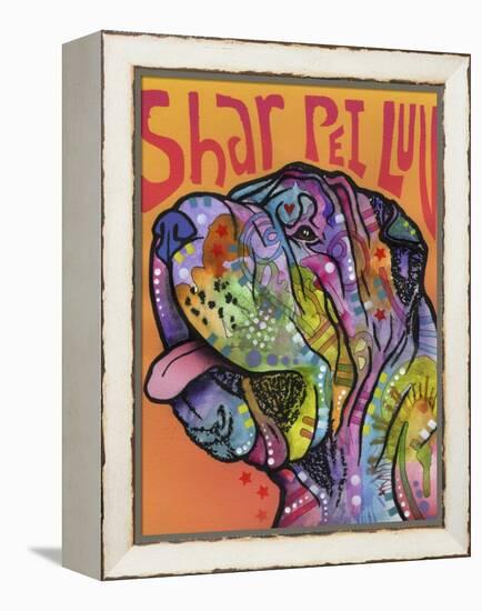 Shar Pei Love-Dean Russo-Framed Premier Image Canvas