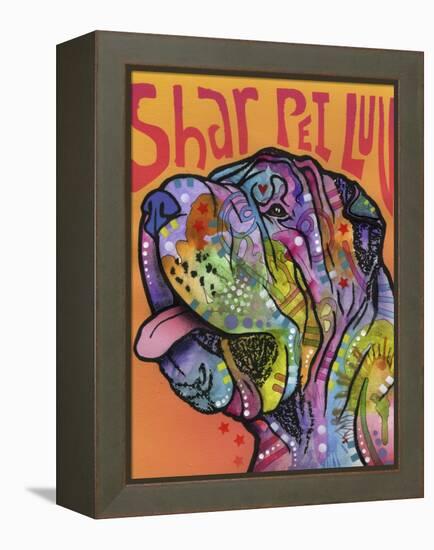 Shar Pei Love-Dean Russo-Framed Premier Image Canvas