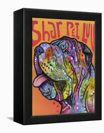 Shar Pei Love-Dean Russo-Framed Premier Image Canvas