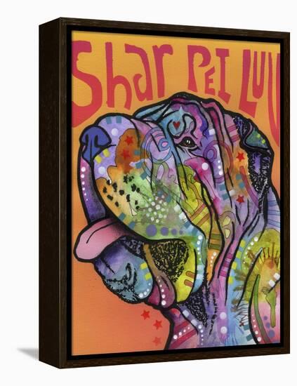 Shar Pei Love-Dean Russo-Framed Premier Image Canvas