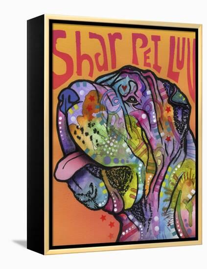 Shar Pei Love-Dean Russo-Framed Premier Image Canvas