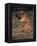 Shar Pei Puppy Sitting Down with Wrinkles on Back Clearly Visible-Adriano Bacchella-Framed Premier Image Canvas