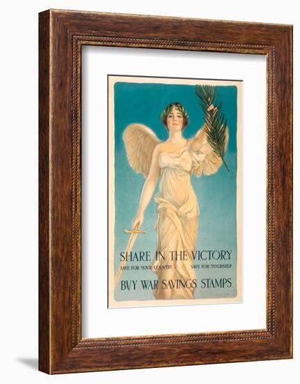 Share in the Victory-Vintage Reproduction-Framed Giclee Print