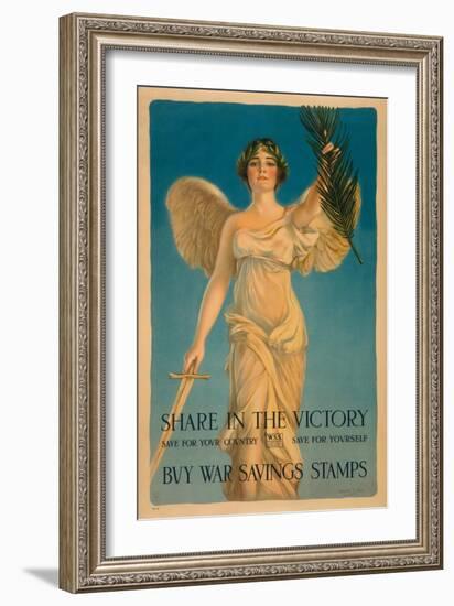 Share in the Victory-Haskell Coffin-Framed Art Print