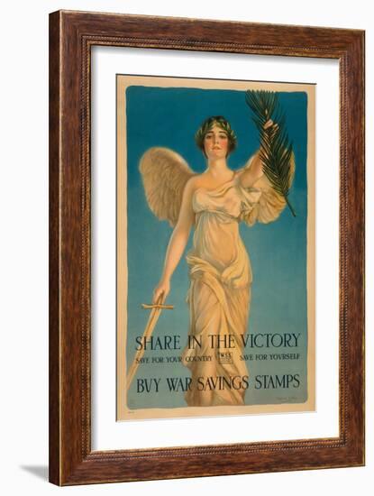 Share in the Victory-Haskell Coffin-Framed Art Print