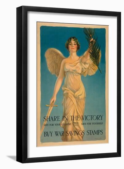 Share in the Victory-Haskell Coffin-Framed Art Print