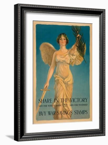 Share in the Victory-Haskell Coffin-Framed Art Print