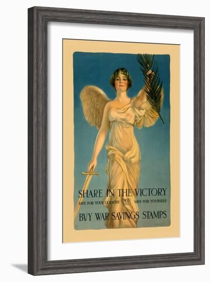 Share in the Victory-William Haskell Coffin-Framed Art Print