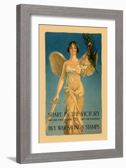 Share in the Victory-William Haskell Coffin-Framed Art Print