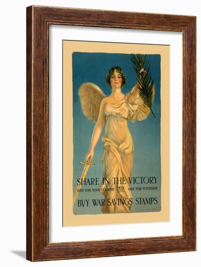 Share in the Victory-William Haskell Coffin-Framed Art Print