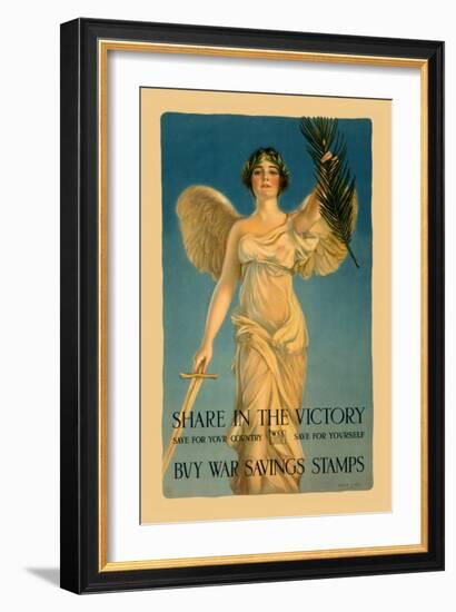 Share in the Victory-William Haskell Coffin-Framed Art Print