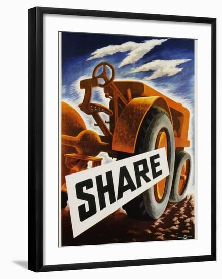 Share Poster-null-Framed Photographic Print