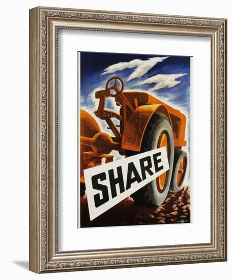 Share Poster-null-Framed Photographic Print