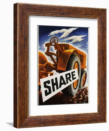 Share Poster-null-Framed Photographic Print