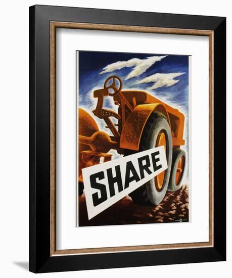 Share Poster-null-Framed Photographic Print