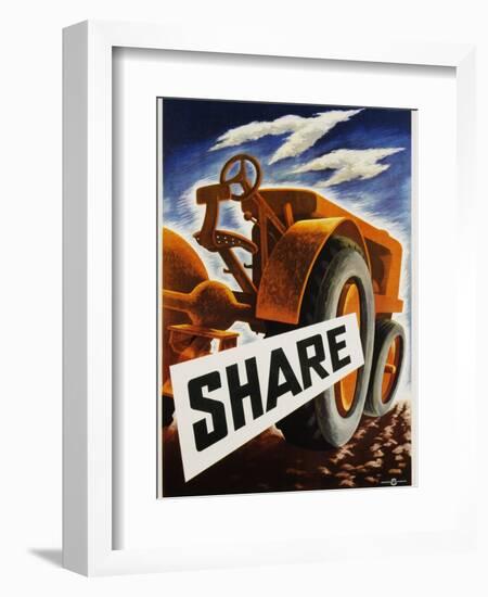 Share Poster-null-Framed Photographic Print