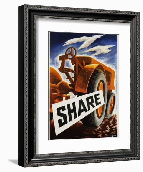 Share Poster-null-Framed Photographic Print