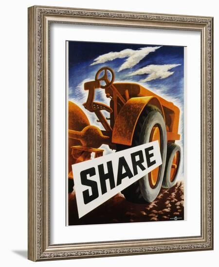 Share Poster-null-Framed Photographic Print