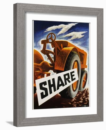 Share Poster-null-Framed Photographic Print