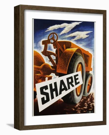 Share Poster-null-Framed Photographic Print