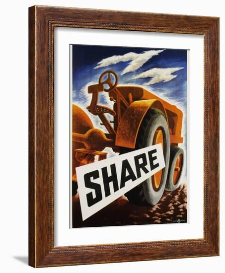 Share Poster-null-Framed Photographic Print