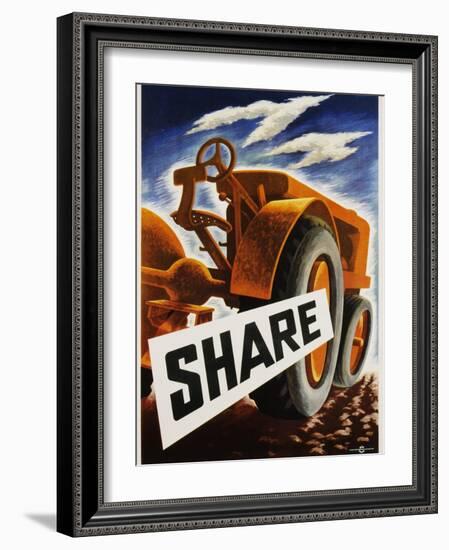 Share Poster-null-Framed Photographic Print