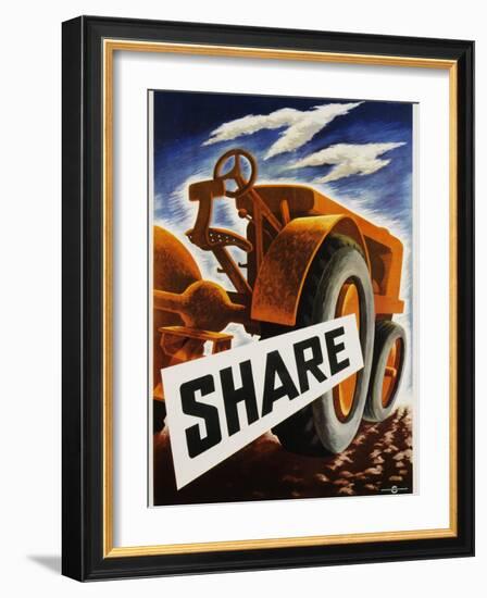 Share Poster-null-Framed Photographic Print