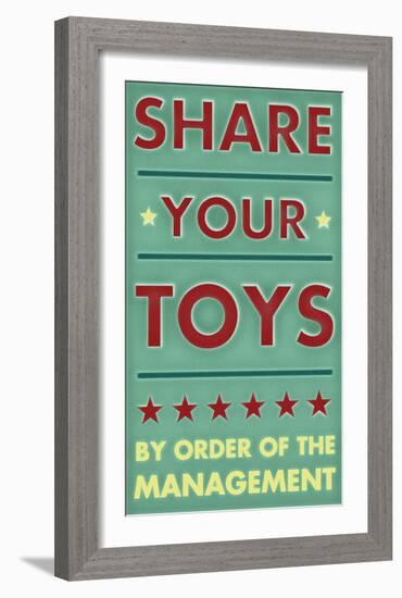 Share Your Toys-John Golden-Framed Art Print