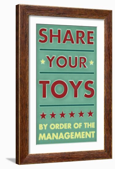 Share Your Toys-John Golden-Framed Art Print