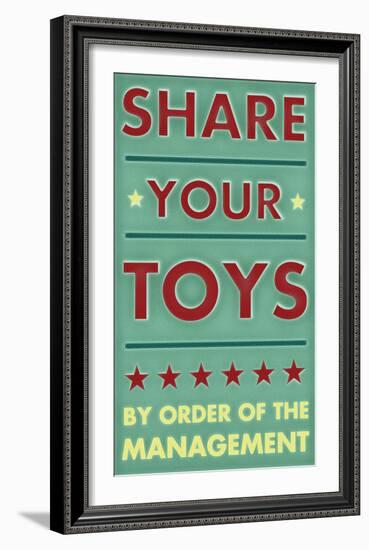 Share Your Toys-John Golden-Framed Art Print