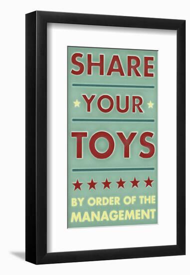 Share Your Toys-John Golden-Framed Giclee Print