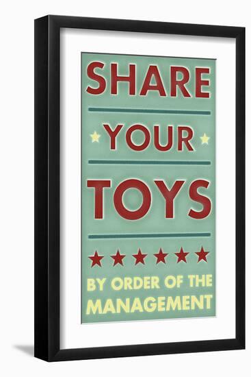 Share Your Toys-John Golden-Framed Giclee Print