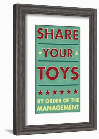 Share Your Toys-John Golden-Framed Art Print