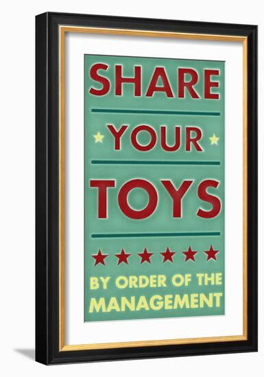 Share Your Toys-John Golden-Framed Art Print