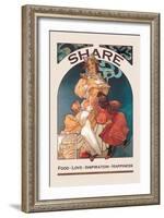 Share-Wilbur Pierce-Framed Art Print