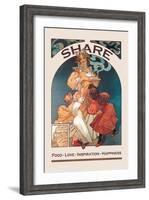 Share-Wilbur Pierce-Framed Art Print