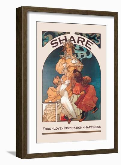 Share-Wilbur Pierce-Framed Art Print