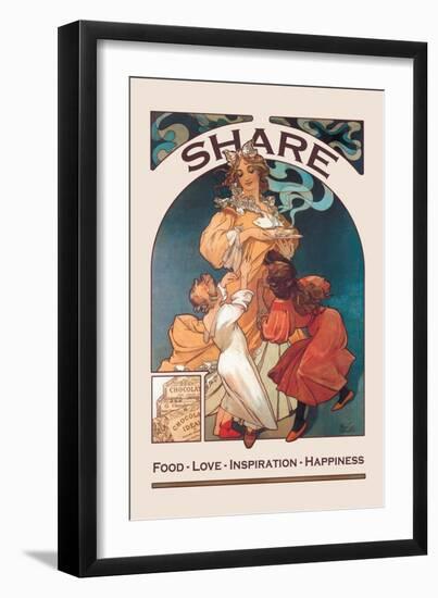 Share-Wilbur Pierce-Framed Art Print