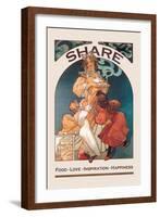 Share-Wilbur Pierce-Framed Art Print