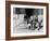 Sharecropper, Lonnie Fair and Daughter Listen to Victrola on Farm in Mississippi-Alfred Eisenstaedt-Framed Photographic Print