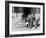 Sharecropper, Lonnie Fair and Daughter Listen to Victrola on Farm in Mississippi-Alfred Eisenstaedt-Framed Photographic Print