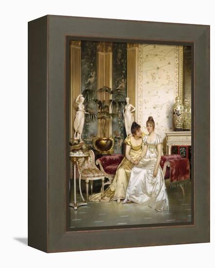 Shared Confidence-Joseph Frederic Soulacroix-Framed Premier Image Canvas