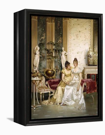 Shared Confidence-Joseph Frederic Soulacroix-Framed Premier Image Canvas