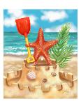 Beach Friends - Hermit Crab-Shari Warren-Art Print